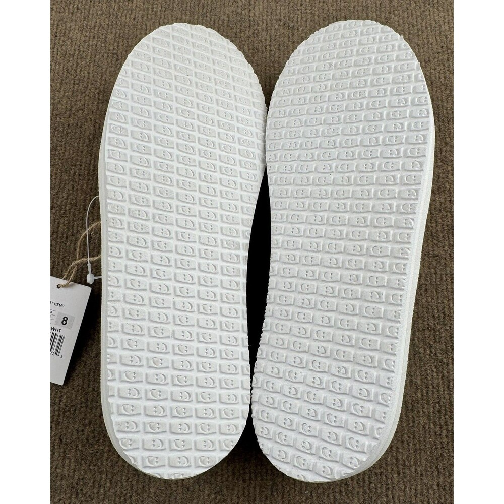 Sanuk Donna St Hemp Slip-On Soft Top Shoes Women’s 8 White 1119310 NEW - Picture 7 of 8